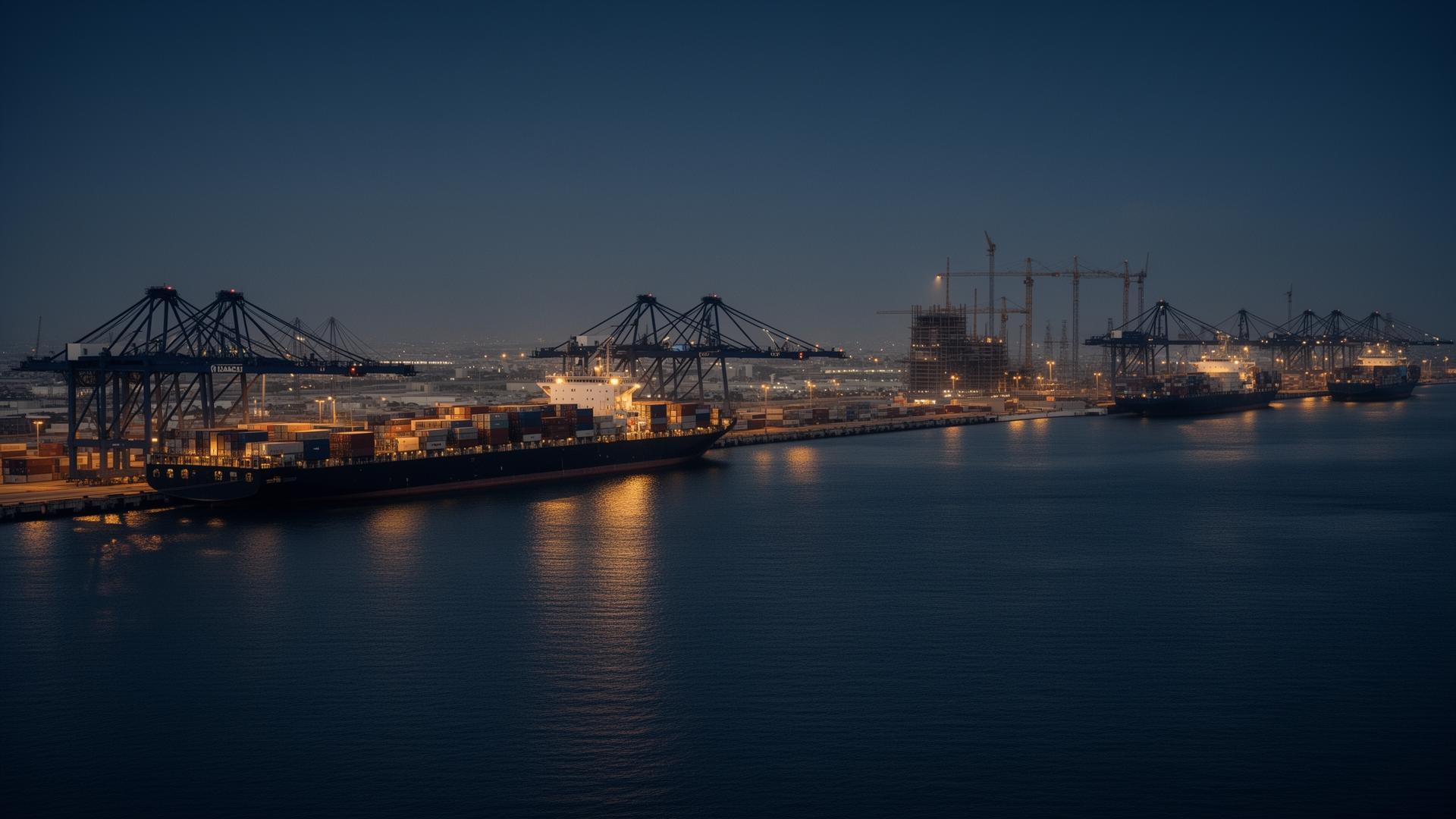 International container port and strategic trade infrastructure